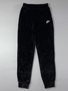 Vintage Nike Team Black Velour Jogger Pants (W:28) (L:39)