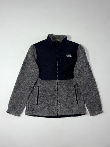 Vintage The North Face Grey Sherpa Fleece Jacket Women’s (M)