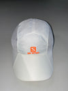 Salomon TR14 White Mesh Trail Running Cap (Adjustable)