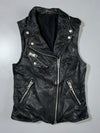 Super Premium Original Leather Vest (XXS)