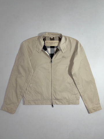Burberry Brit Harrington Jacket with Nova Check Lining – Stone Beige (M)