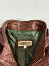 Club Blue More Premium Original Leather Jacket (L)