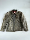 Vintage Levi’s Olive Leather Jacket (XL)