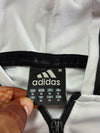 Adidas Originals 3-Stripe Hooded Track Jacket – White/Black (XS)