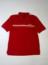 Ferrari Chest Stripe Logo Polo – Red (M)
