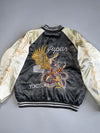 Vintage Japan Yokosuka Sukajan Jacket Eagle vs Dragon Embroidery (L)