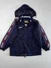 Hummel Vintage Taped Windbreaker Jacket (Detachable Cap) – Navy Blue(L/XL)