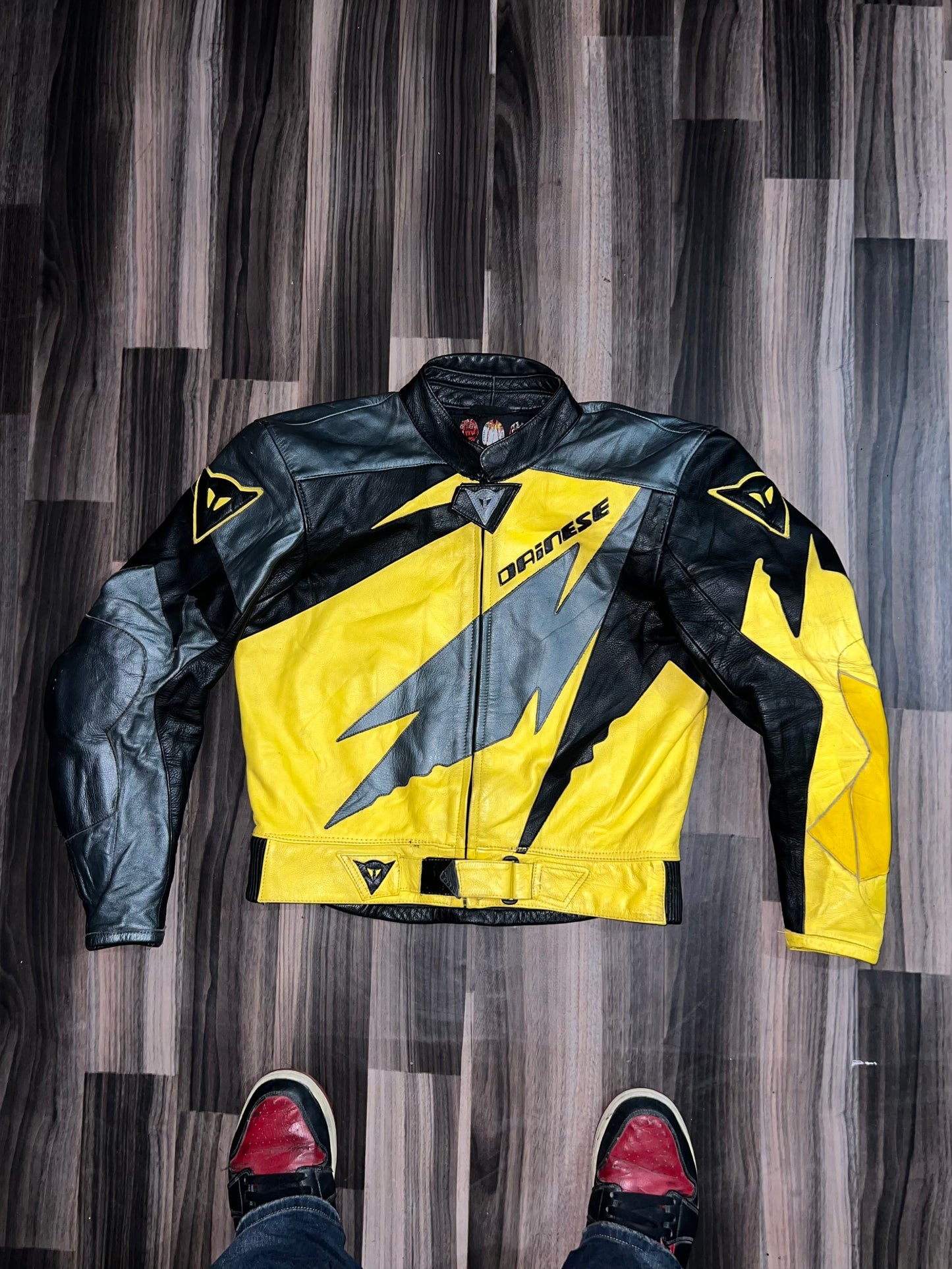 ZDAINSE Original Leather Biker Jacket (RARE) with padding (S)