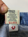 Vintage True Religion Big Stitch Distressed Knee-Rip Jeans – Made in USA (W:36) (L:45)