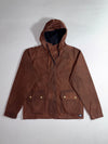 Dickies | Made in England Brown Waxed Hooded Field Jacket (XL)