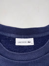 Lacoste Navy Blue Logo Patch Crewneck Sweatshirt (S)