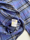MLB Yankees Flannel Shirt | Navy Plaid  (XL/2XL)