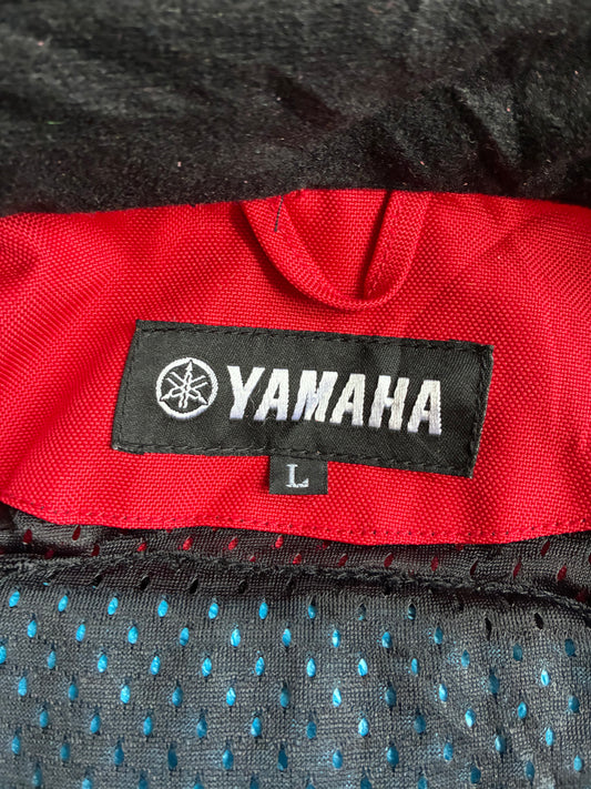 Yamaha Red & Yellow Motorcycle Riding Jacket – Shoulder Armour (M)