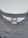 Vintage Y2K Nike Big Swoosh Grey Crewneck Sweatshirt | Size (S/M)