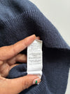 Chaps Cotton Cashmere V-Neck Sweater l Navy  (XL)