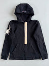Spyder Black Knit Fleece Full-Zip Hoodie(S/M)