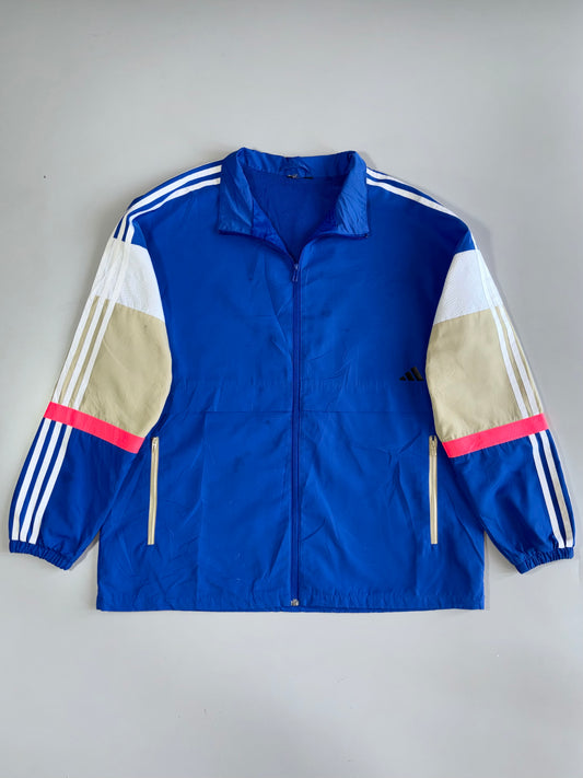 Vintage Adidas Premium Embossed Textured Jacket (2XL)