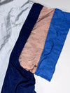 Ellesse Blue Colorblock Hooded Short Sleeve Pullover (L)