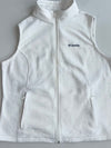 Columbia White Fleece Vest woman’s (XL)