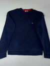 Chaps Ralph Lauren Herringbone Knit Sweater – Navy (2XL)