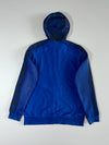 Adidas Colorblock Zip Hoodie – Blue & Orange Mesh Panel (S)