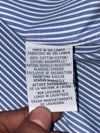 Polo by Ralph Lauren Regent Custom Fit Striped Shirt Blue White (S/M)