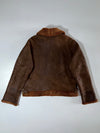 Kásu Shearling Leather Jacket – Brown  (M)