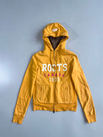 Roots Canada Sherpa-Lined Zip Hoodie (S)