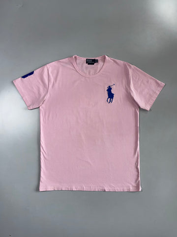 Polo Ralph Lauren | Big Pony Tee | Pink Custom Fit (L)