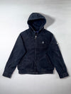Polo Ralph Lauren Hooded Jacket – Black/Faded Black Cotton Twill (S/M)