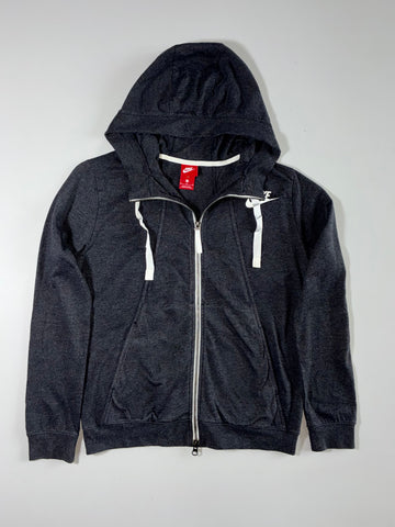 Nike Sportswear Gym Vintage Charcoal Zip Hoodie – Women's (S)