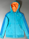 Adidas 3-Stripe Full-Zip Hoodie: women's (XS)
