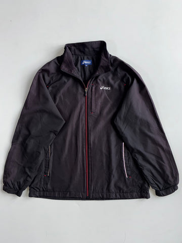 Asics Black Full-Zip Track Jacket(Xl)