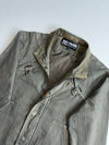 Big Train Osaka Olive Canvas Daruma Patch Utility Jacket (M)
