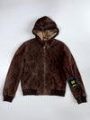 Danier Premium Original Leather Jacket With Detachable Hood (S)