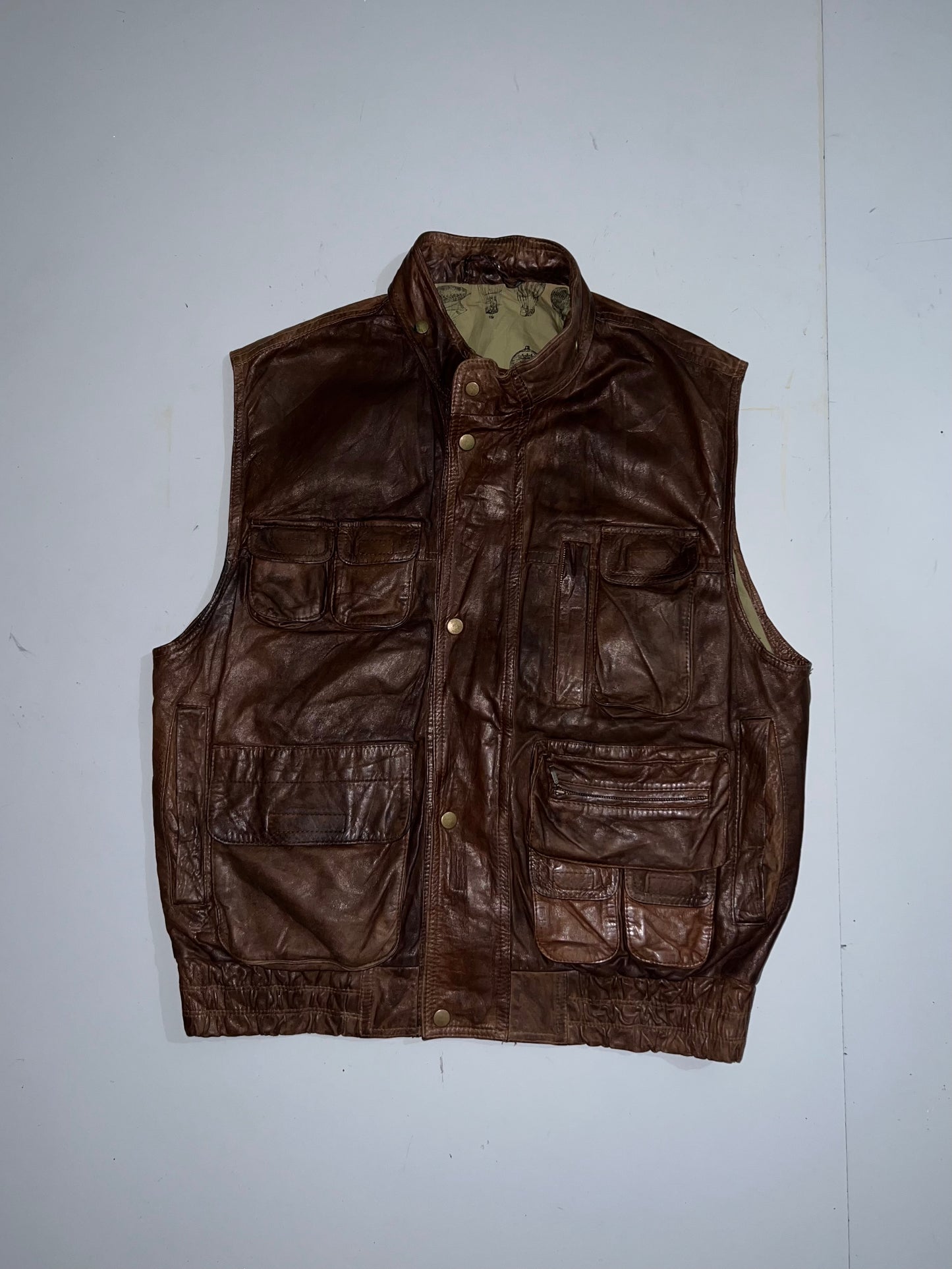 !Super Premium Original Leather Utility Jacket (M/L)