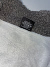 Stüssy Sherpa Fleece Zip Jacket with Nylon Chest Pocket – Grey (L)