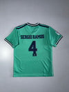 Adidas Real Madrid 2018/19 Third Kit Jersey “Fly Emirates”  Mint Green, (XS)