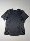 Nike Running Dri-FIT Engineered Mesh Performance T-Shirt – Charcoal Grey (XL)
