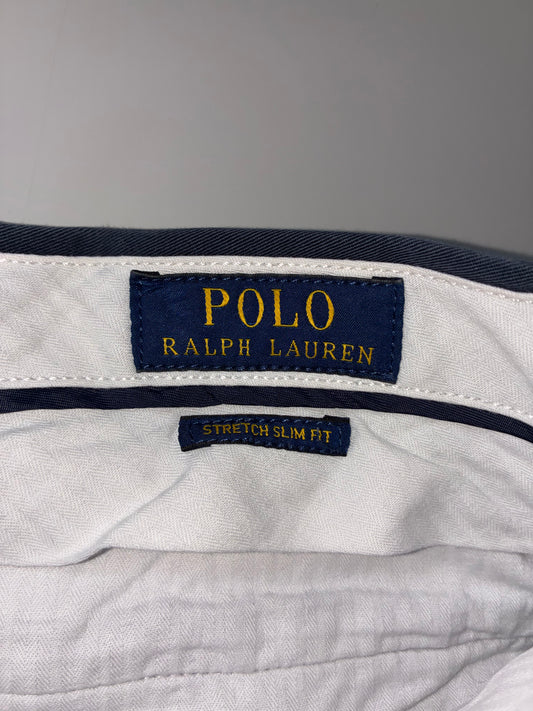 Polo Ralph Lauren Navy Blue Stretch Classic Fit Chinos (W:33) (L:41)