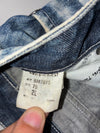Big Train | Y2K Bleach Wash Straight Jeans (W:34) (L:43)