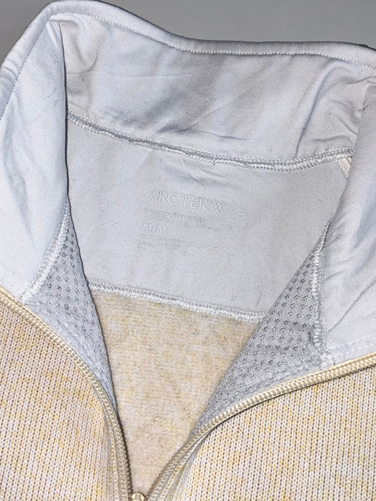 Arc’teryx Women’s Covert Cardigan Cream Fleece Jacket(S)