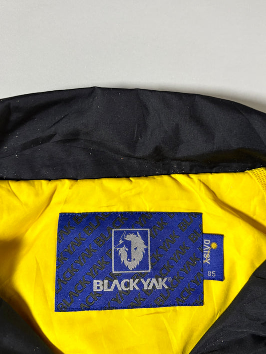 BlackYak Colorblock Hooded Jacket – Yellow/Black (S/XS)