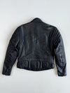 MQP Black Leather Biker Jacket(S)