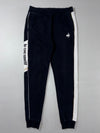 Le Coq Sportif Side-Stripe Black Joggers (W:31) (L:39)