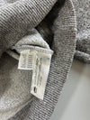 Roots Canada Beaver Logo Zip-Up Hoodie Salt & Pepper Grey (L)