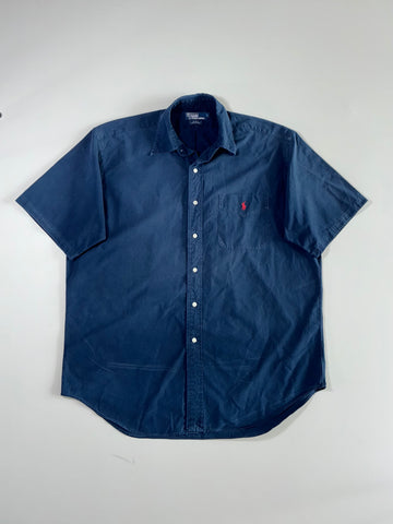 Polo Ralph Lauren | Vintage Blake Navy Short Sleeve Shirt | (2XL/3XL)