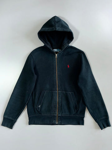 Polo Ralph Lauren Faded Black Zip Hoodie (M/L)