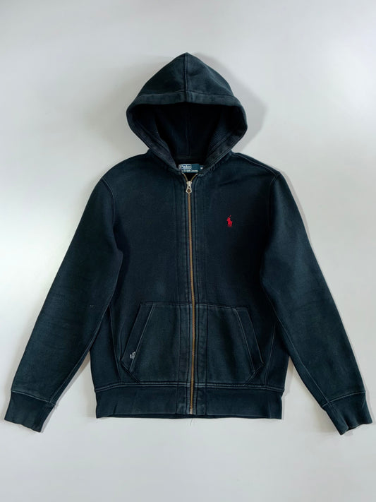 Polo Ralph Lauren Faded Black Zip Hoodie (M/L)