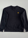 Vintage Adidas Gold Logo Crewneck Sweatshirt – Black (M)